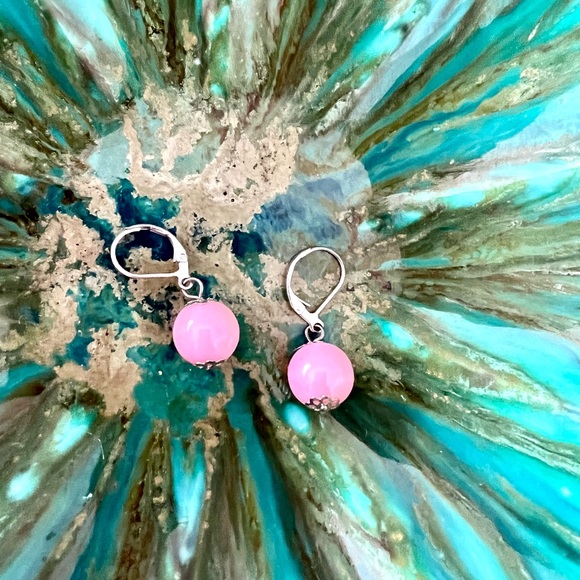 Earring Lot! Lot of 8 dangle ball earrings. - Picture 7 of 10